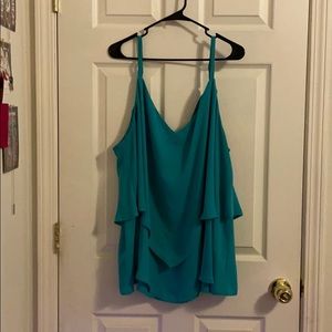 Torrid Turquoise Swing Cami Size 4